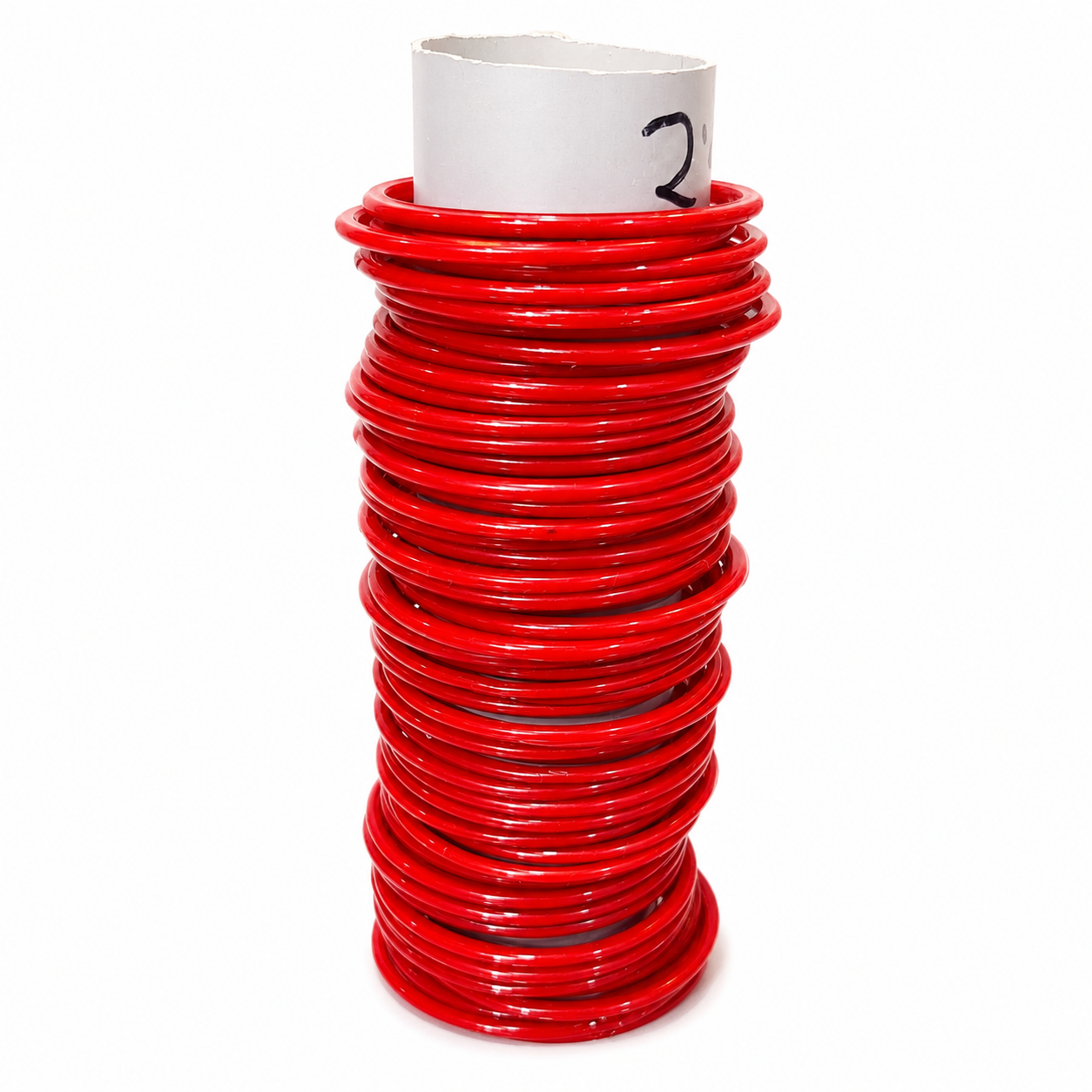 Plain Red Glass Bangles Stack – Indian Kanch ki Chudiyan Set-12pc