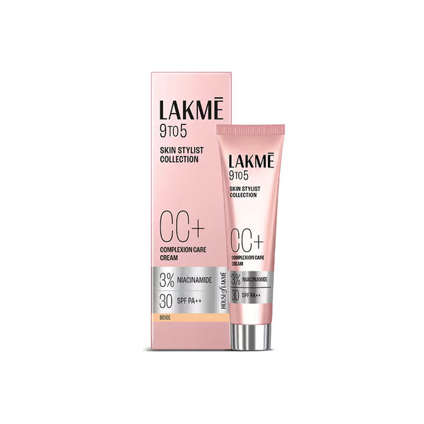 Lakme 9 to 5 Cc Cream Beige Tinted Moisturizer - 9g