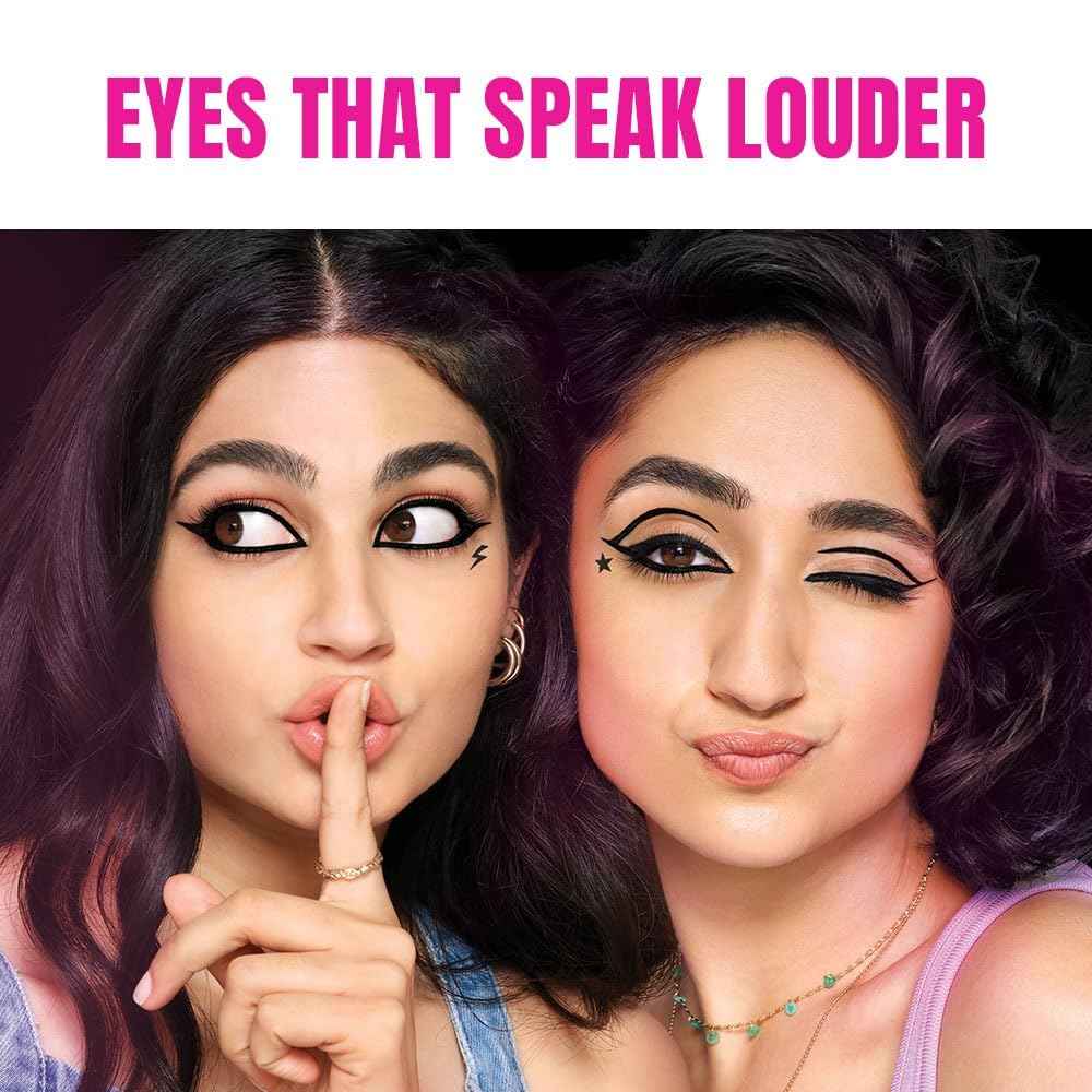 Elle 18 Eye Drama Kajal|| Super Black- Smudge-Proof|| Waterproof|| 0.35 g