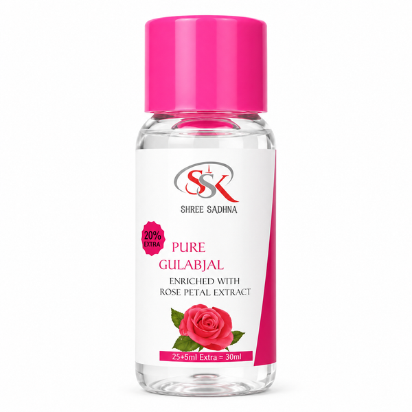 Shree Sadhna Pure Gulabjal (Rose Water) 30ml