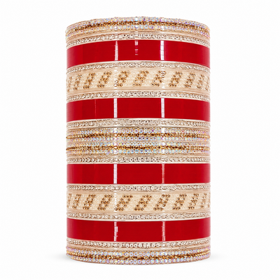 Punjabi Bridal Red Chooda Set for Women