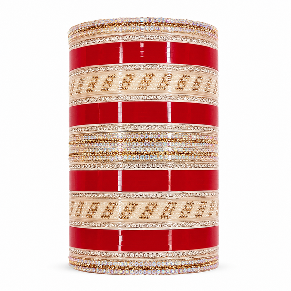Punjabi Bridal Red Chooda Set for Women