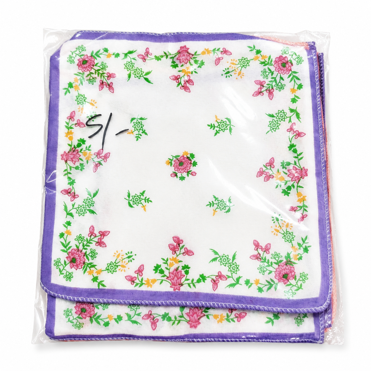 Semi Cotton Mix Printed for Women (1 Piece) | Soft Floral Pocket Handkerchief