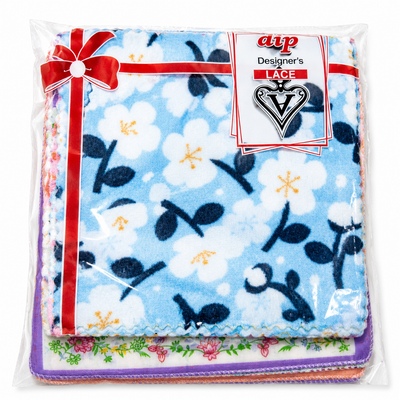 Soft Printed Handkerchief for Women (1 Piece) | Floral Soft Fabric Pocket Rumal