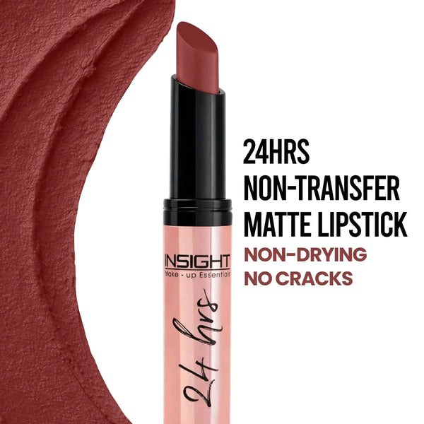 Insight Cosmetics 24Hrs Non-Transfer Matte Lipstick – Long-Wearing